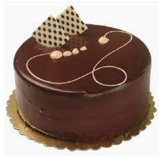 6-9 Kişilik Sade Çikolatalı Pasta Şef Yapımı